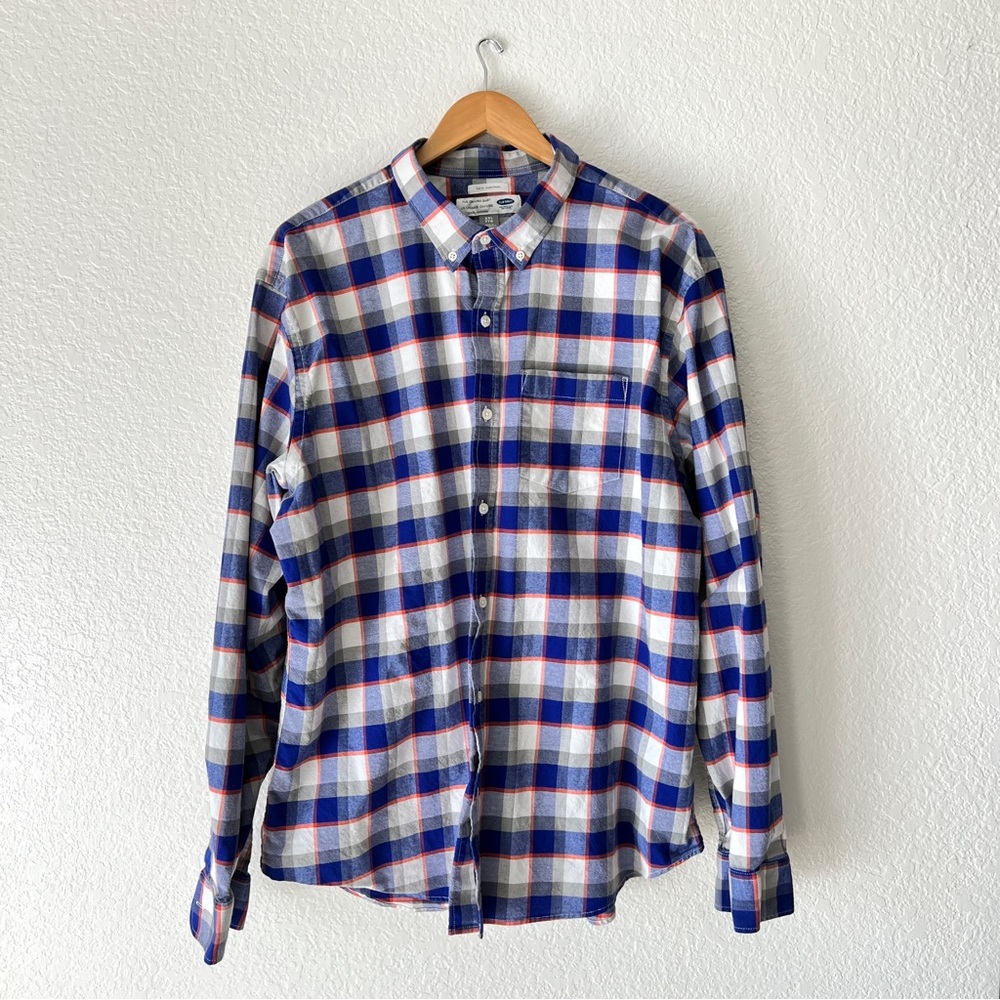 Men’s Old Navy Oxford Long Sleeve Button Down Shirt Size XXL